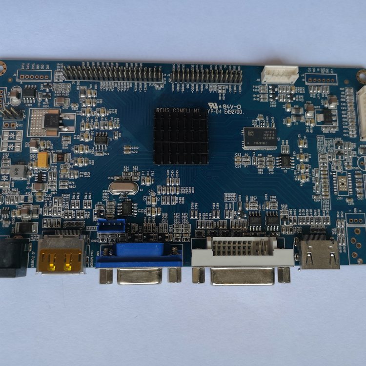PL1703-58G DVI环出VGA液晶驱动板