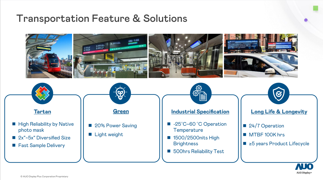 友达光电赋能智慧轨交：全场景显示解决方案的技术革新与应用